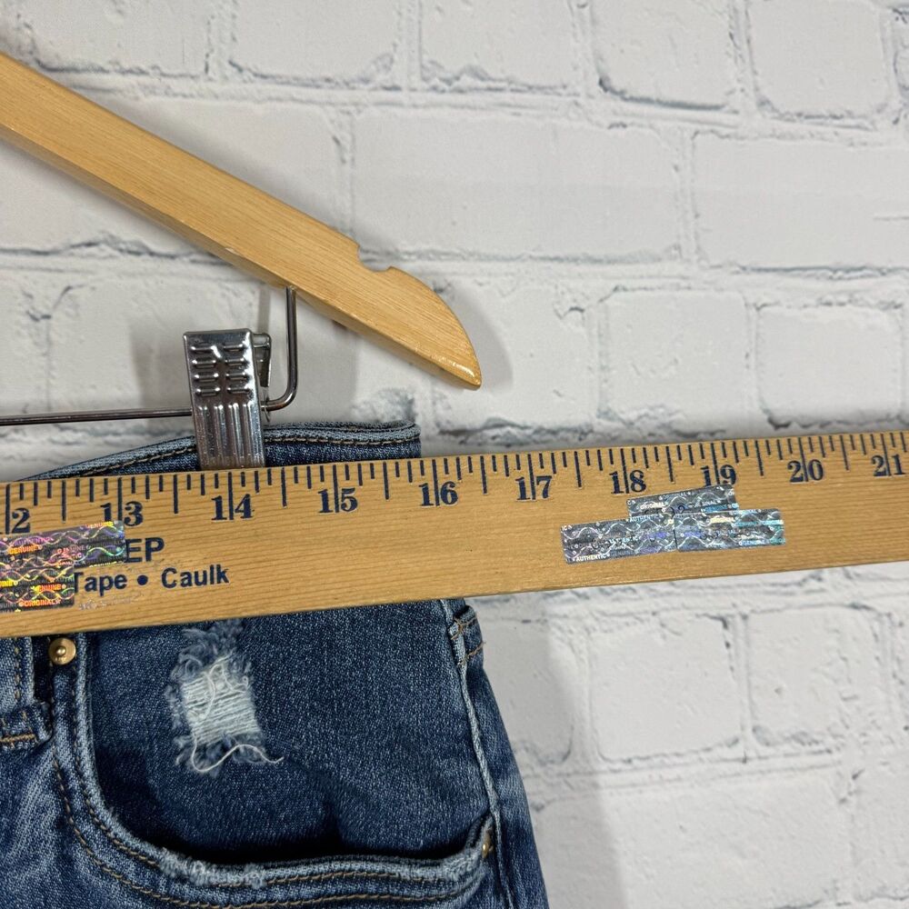 Kut From The Kloth Catherine Boyfriend Shorts Women 12 High Rise Blue Denim Cuff - Picture 7 of 10